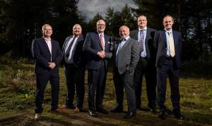 L-R Alan Cameron, Donald Bain, George Morris, Fred Jamieson, Jon Dunwell and David Hendry