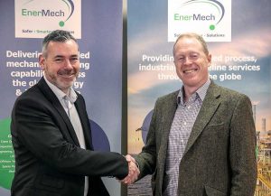 EnerMech Regional Director Europe, Ross McHardy (left) with General Manager South West Duncan Frame