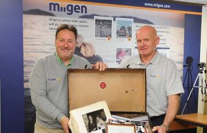 Miigen Craig Lemmon on left with Campbell Ferrier on right