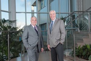 Left to right - David Dobbins and Martyn Mulcahy