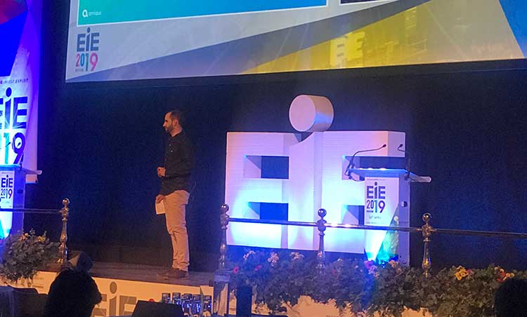 Callum Murray - Founder & CEO of Amiqus Resolution presents at EIE 2019