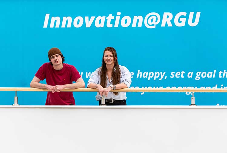Students at RGU's Entrepreneurship and Innovation Group