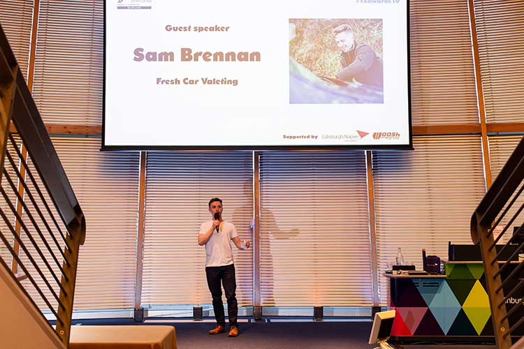 Sam Brennan, founder of Fresh Car Valeting