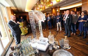 Graeme Allan, AAB Group’s Managing Partner, welcomes guests to the Edinburgh office’s first anniversary celebration