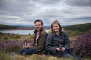 From left - Iain Millar and Suzie Millar