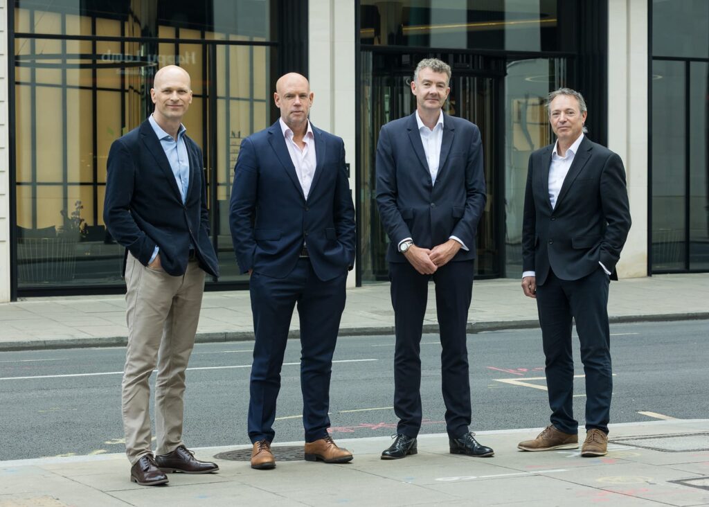 L-R: Nolan Masters, David Gibson, Mark Lappin, Clive Curd (Credit: AAB)